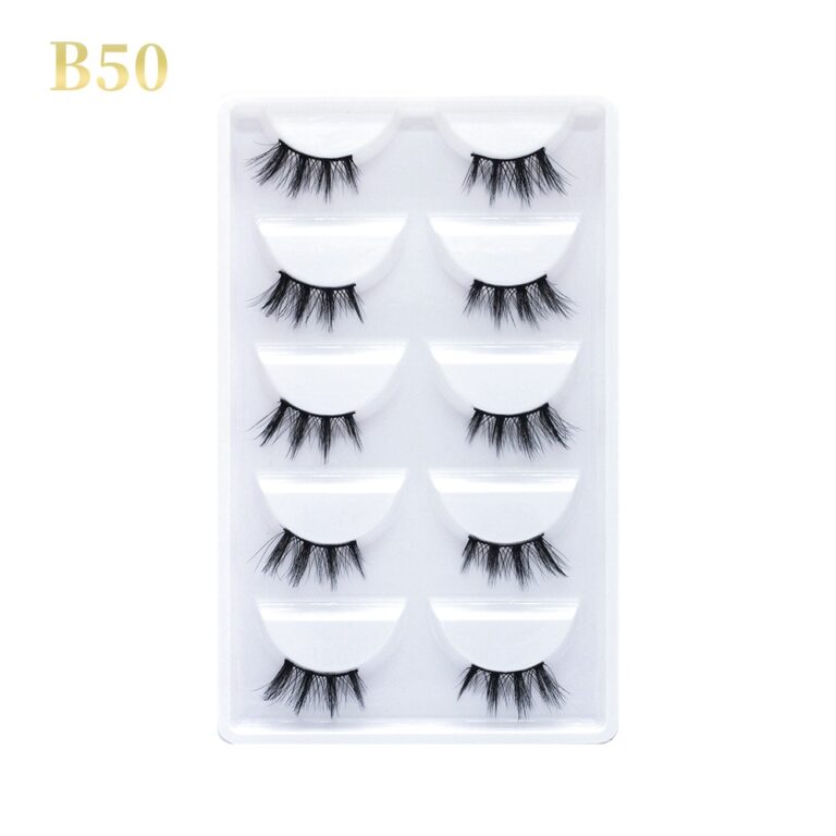 GLORIA BEAUTY FLAWLESS EYELASHES 5 PCS SET
