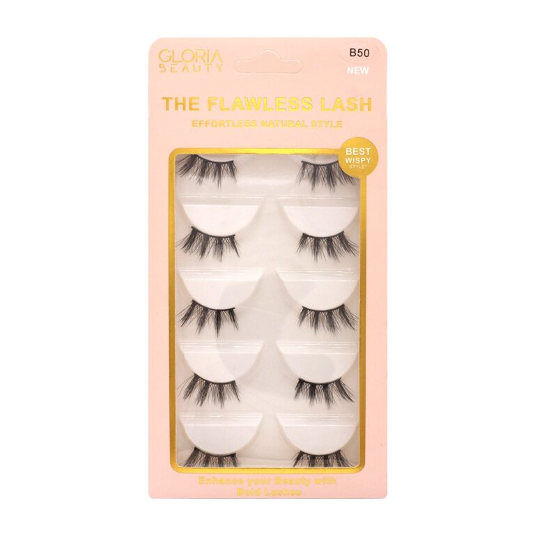 GLORIA BEAUTY FLAWLESS EYELASHES 5 PCS SET