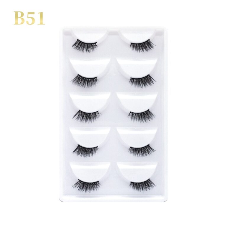 GLORIA BEAUTY FLAWLESS EYELASHES 5 PCS SET
