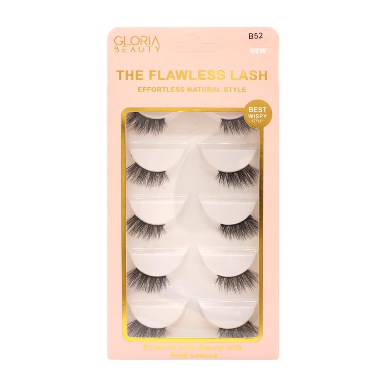 GLORIA BEAUTY FLAWLESS EYELASHES 5 PCS SET