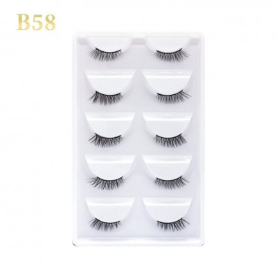 GLORIA BEAUTY FLAWLESS EYELASHES 5 PCS SET