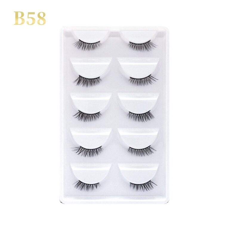 GLORIA BEAUTY FLAWLESS EYELASHES 5 PCS SET