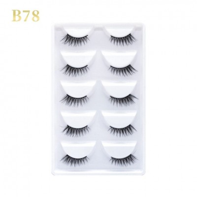 GLORIA BEAUTY FLAWLESS EYELASHES 5 PCS SET