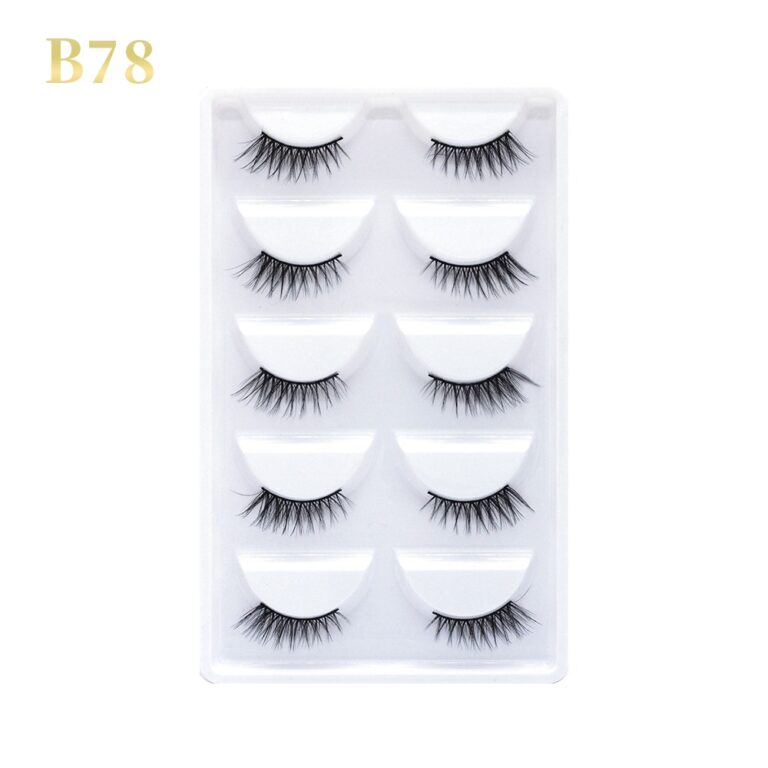 GLORIA BEAUTY FLAWLESS EYELASHES 5 PCS SET