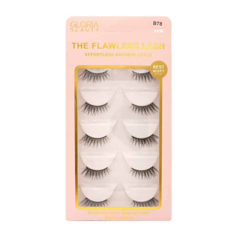 GLORIA BEAUTY FLAWLESS EYELASHES 5 PCS SET