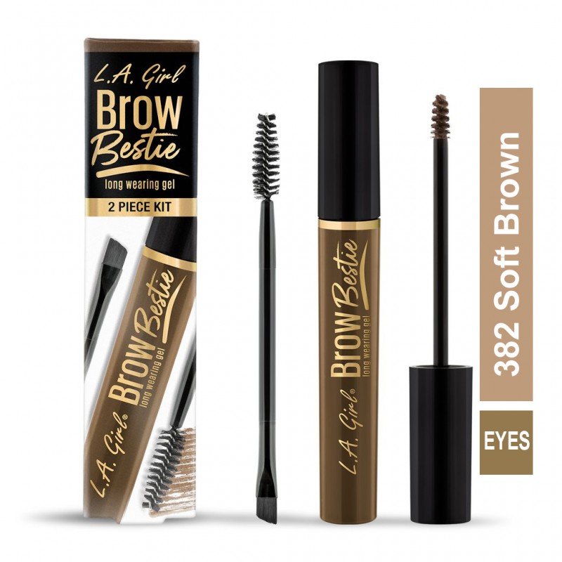 LA GIRL BROW BESTIE GEL WITH DUAL- ENDED BRUSH