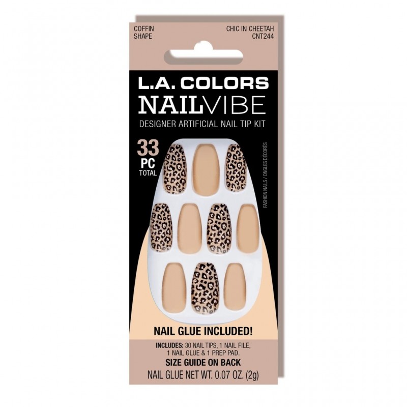 L A COLORS NAIL VIBE DESIGNER ARTIFICIAL NAIL TIP