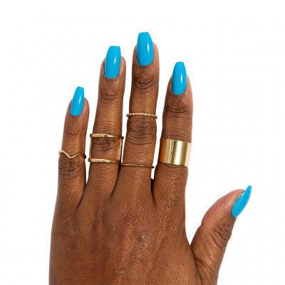 L A COLORS NAIL FRILL NEON ARTIFICIAL NAIL TIP