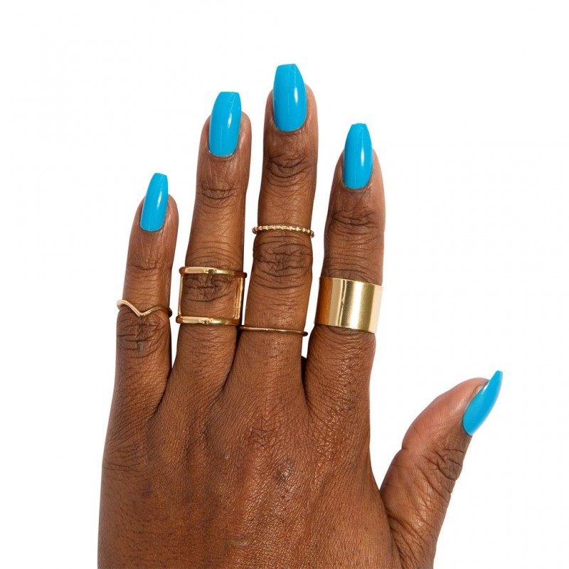 L A COLORS NAIL FRILL NEON ARTIFICIAL NAIL TIP