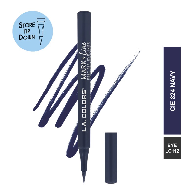 L A COLORS MARK & LINE FELT TIP EYELINER