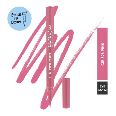 L A COLORS MARK & LINE FELT TIP EYELINER
