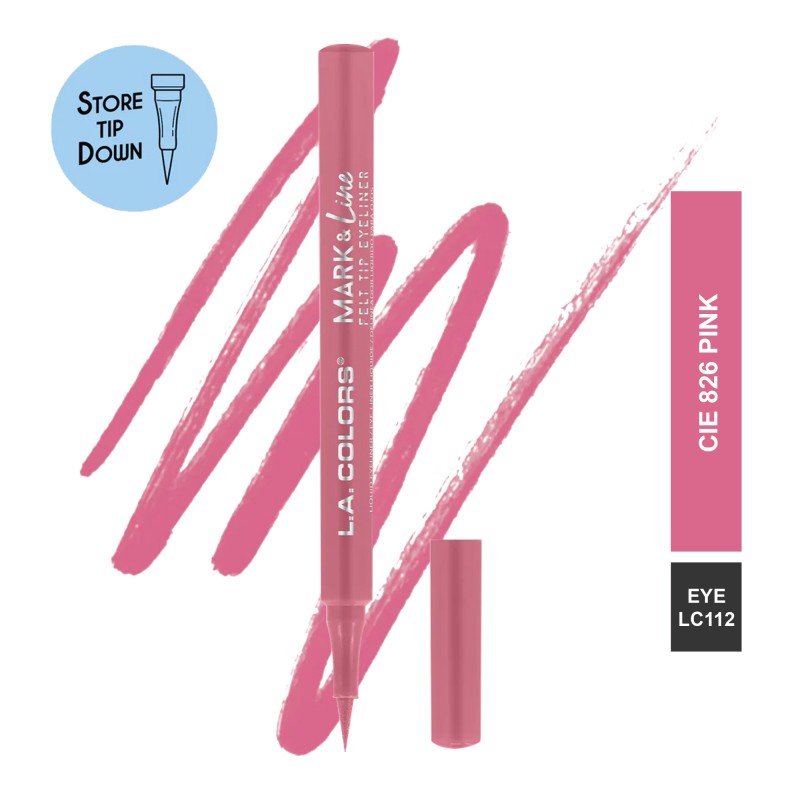 L A COLORS MARK & LINE FELT TIP EYELINER