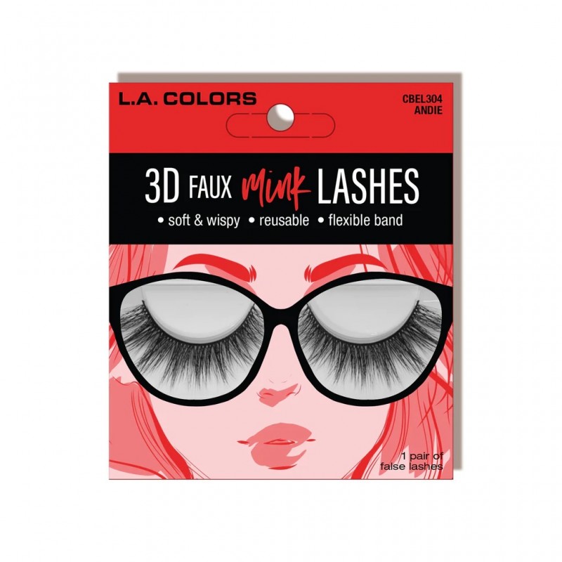 LA COLORS 3D FAUX MINK LASHES