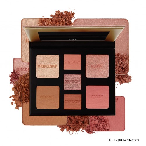 ALL-INCLUSIVE EYE, CHEEK & FACE PALETTE - LIGHT TO MEDIUM