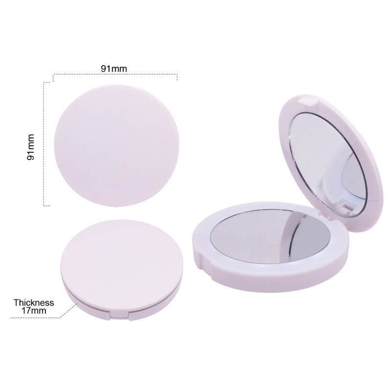 DOUBLE SIDED ROUND MAKEUP MIRROR