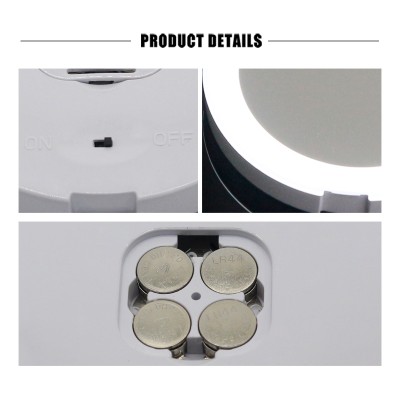 DOUBLE SIDED ROUND MAKEUP MIRROR