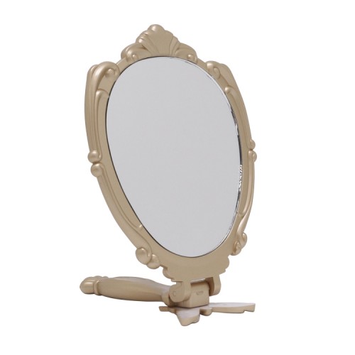 PLASTIC SINGLE SIDE FOLDING HANDHELD MIRROR