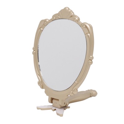 PLASTIC SINGLE SIDE FOLDING HANDHELD MIRROR