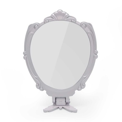 PLASTIC SINGLE SIDE FOLDING HANDHELD MIRROR