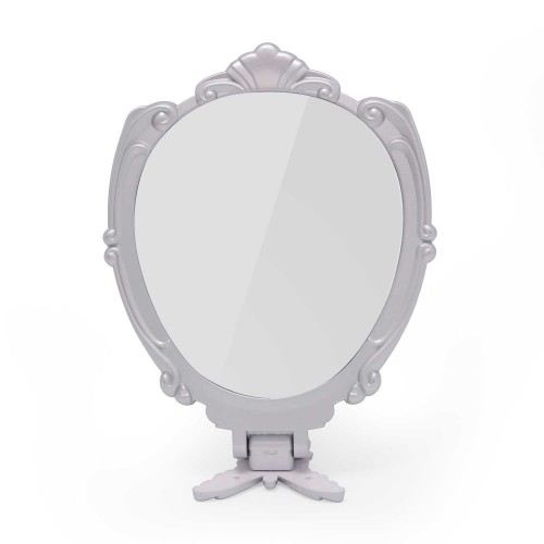 PLASTIC SINGLE SIDE FOLDING HANDHELD MIRROR