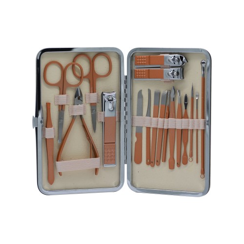 MANICURE SET - ORANGE CASE