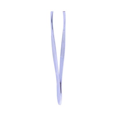 STRAIGHT TIP TWEEZER -CHROME- 92MM