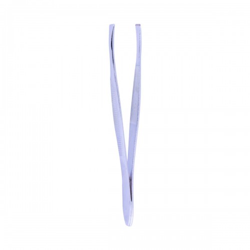 STRAIGHT TIP TWEEZER -CHROME- 92MM