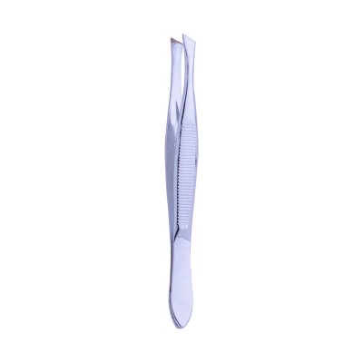 SLANT TIP TWEEZER -CHROME-92MM