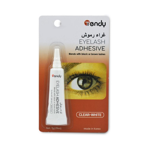 TRENDY EYELASH ADHESIVE 7g - CLEAR WHITE