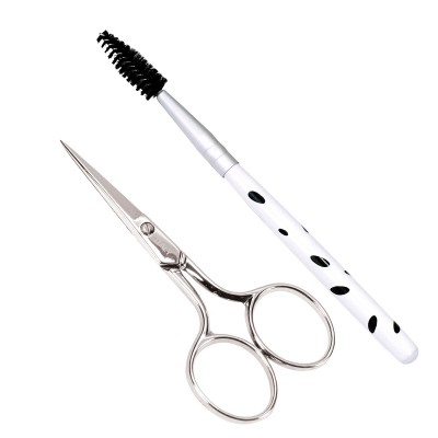 4112N 3-1/2" MUSTACHE SCISSOR/EYELASH BRUSH