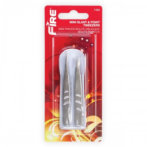 7485 MINI SLANT & POINT TWEEZER
