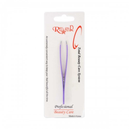 RED STAR TWEEZER WITH TIP POINT