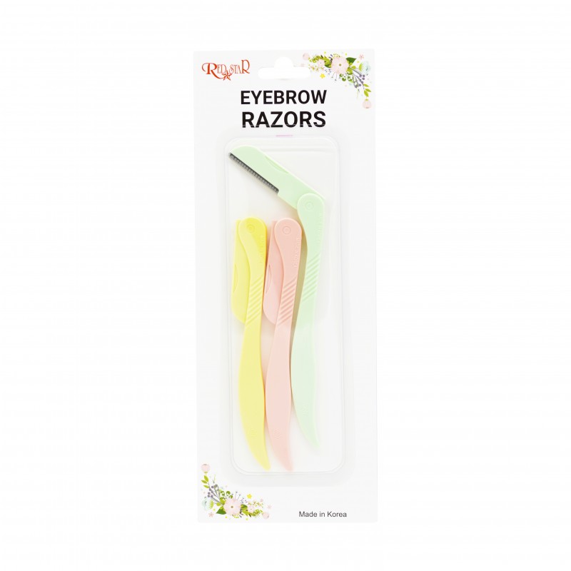 RED STAR EYEBROW RAZORS