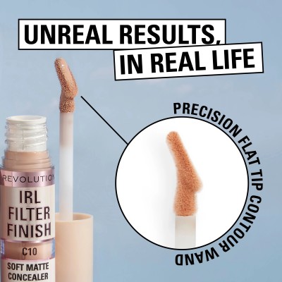 Revolution IRL Filter 16H Hydrating Full Coverage Concealer C6.5