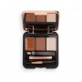 Makeup Revolution Brow Sculpt Kit MEDIUM BROWN