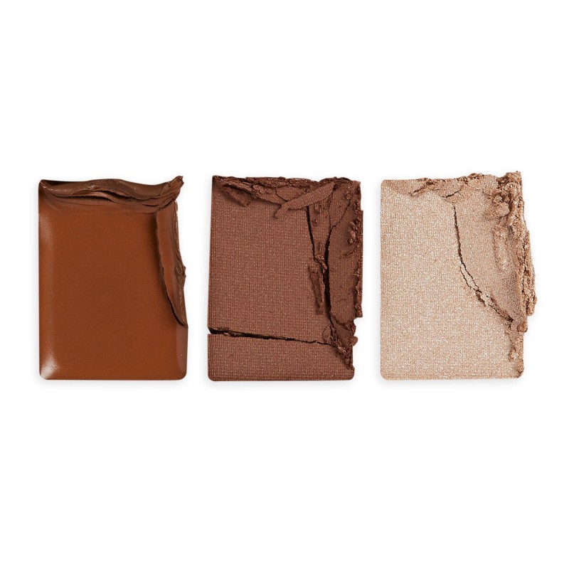 Makeup Revolution Brow Sculpt Kit MEDIUM BROWN