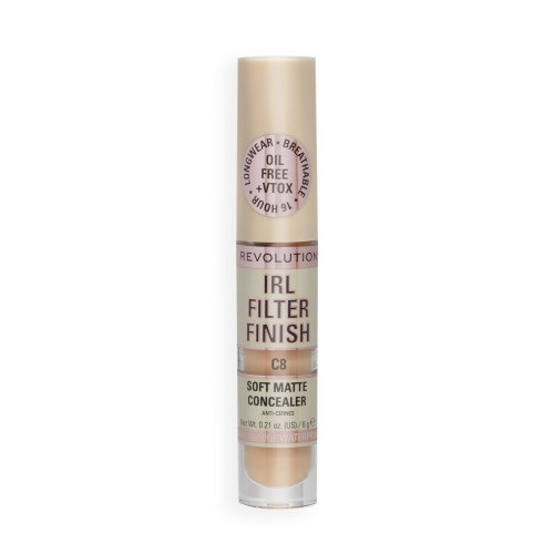 Revolution IRL Filter 16H Hydrating Full Coverage Concealer C8