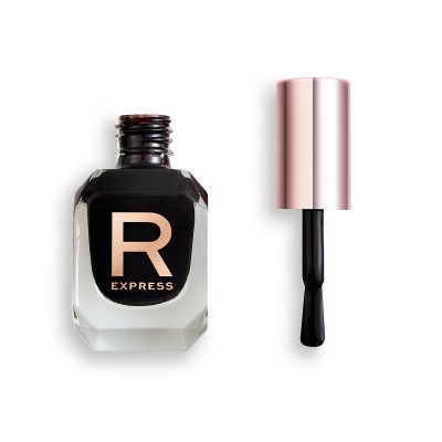 Makeup Revolution Express Nail Polish  MIDNIGHT BLACK