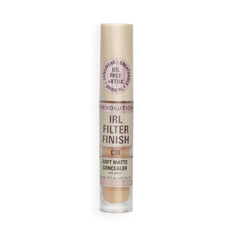 Revolution IRL Filter 16H Hydrating Full Coverage Concealer C10