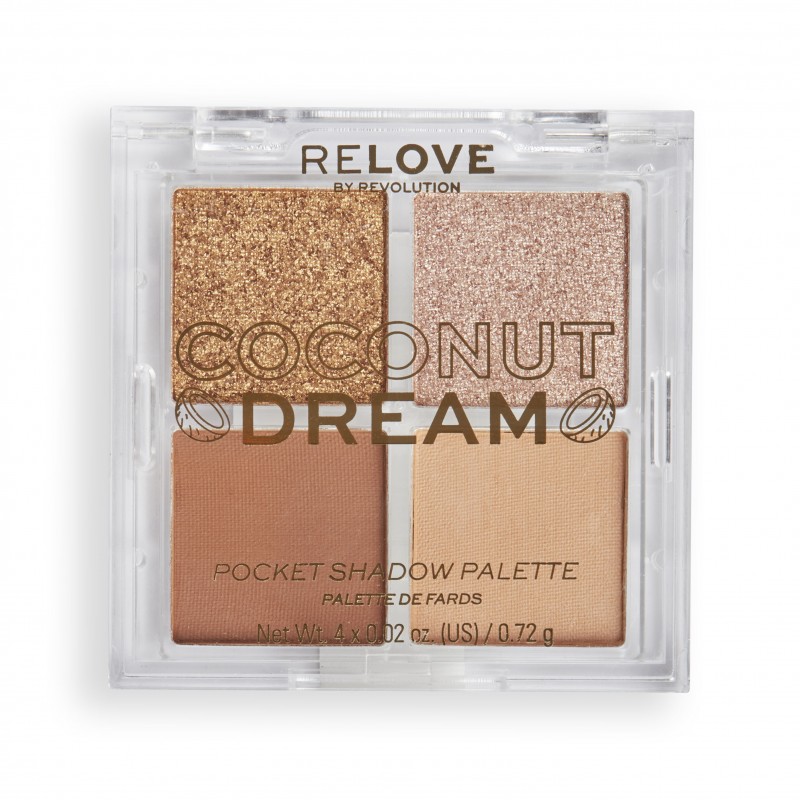 Relove Pocket Eyeshadow Palette Coconut Dream