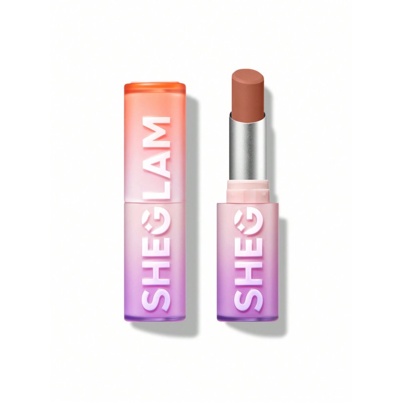 SHEGLAM Dynamatte Boom Long-Lasting Matte Lipstick- warm peachy nude