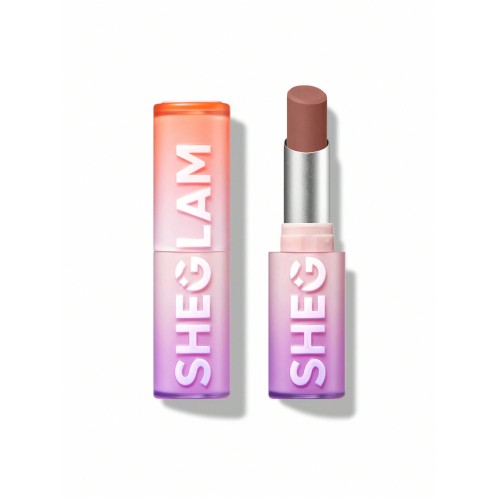 SHEGLAM Dynamatte Boom Long-Lasting Matte Lipstick- cool brown nude