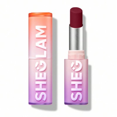 SHEGLAM Dynamatte Boom Long-Lasting Matte Lipstick- true blue red