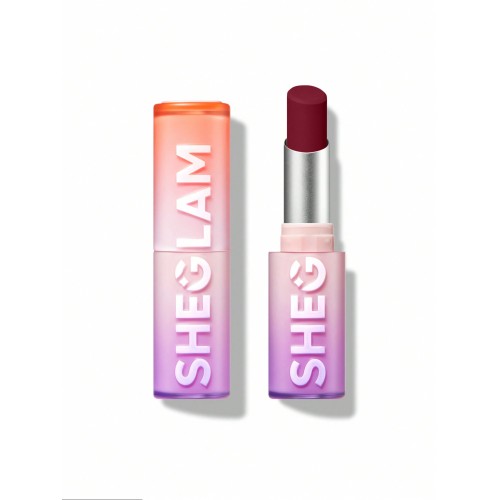 SHEGLAM Dynamatte Boom Long-Lasting Matte Lipstick- true blue red