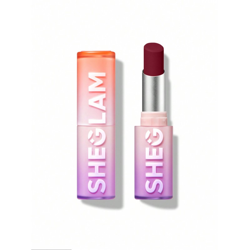 SHEGLAM Dynamatte Boom Long-Lasting Matte Lipstick- true blue red
