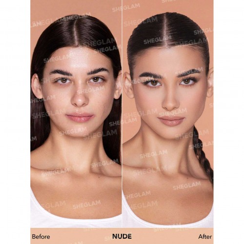 SHEGLAM Complexion Pro Long Lasting Breathable Matte Foundation- NUDE