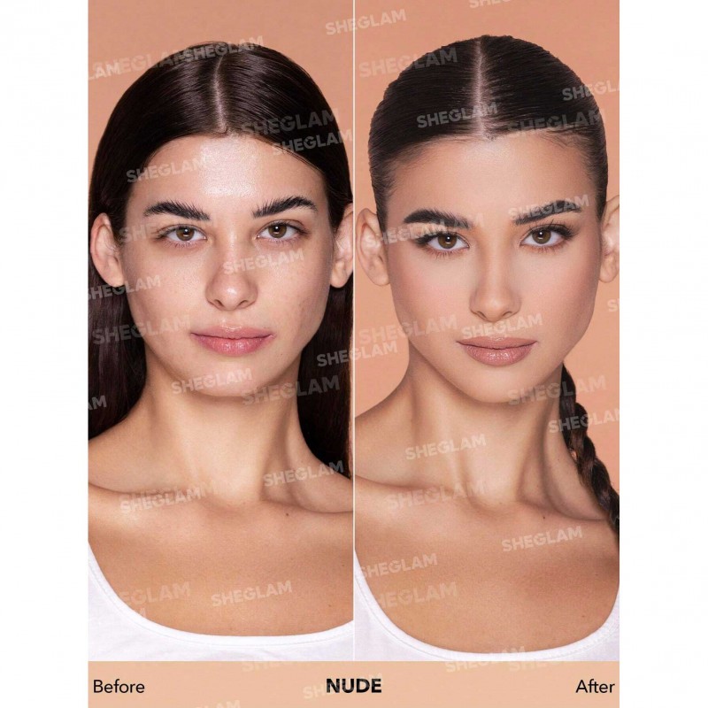 SHEGLAM Complexion Pro Long Lasting Breathable Matte Foundation- NUDE