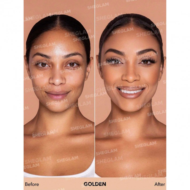 SHEGLAM Complexion Pro Long Lasting Breathable Matte Foundation- GOLDEN