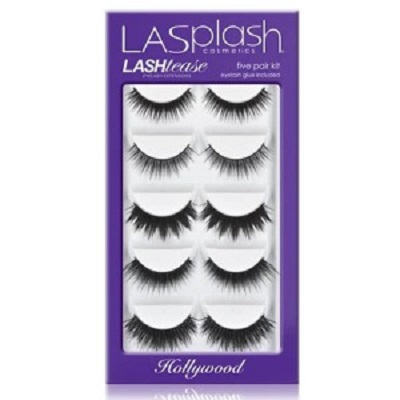 LA SPLASH EYELASHES 5 PAIR KIT