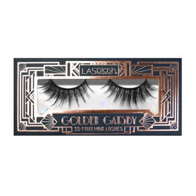 GOLDEN GATSBY 3D FAUX MINK EYELASHES